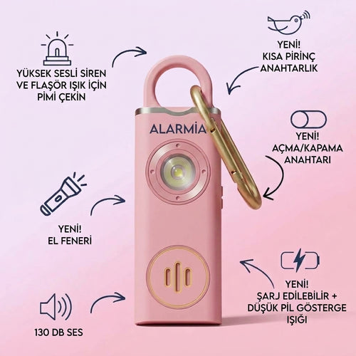 ALARMİA KİŞİSEL GÜVENLİK ALETİ